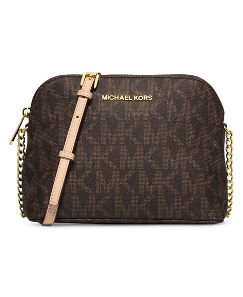 michael kors cindy large dome crossbody dark dune|Large Quilted Leather Dome Crossbody Bag .